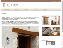 Tablet Screenshot of casaeltemple.com